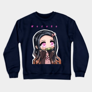 Nezuko kamado chibi cute Crewneck Sweatshirt